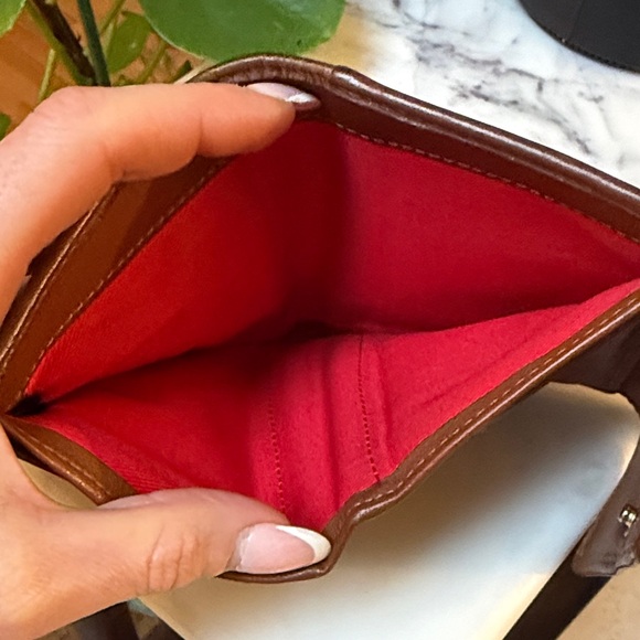Dooney & Bourke Chestnut Leather Wallet - Picture 4 of 8